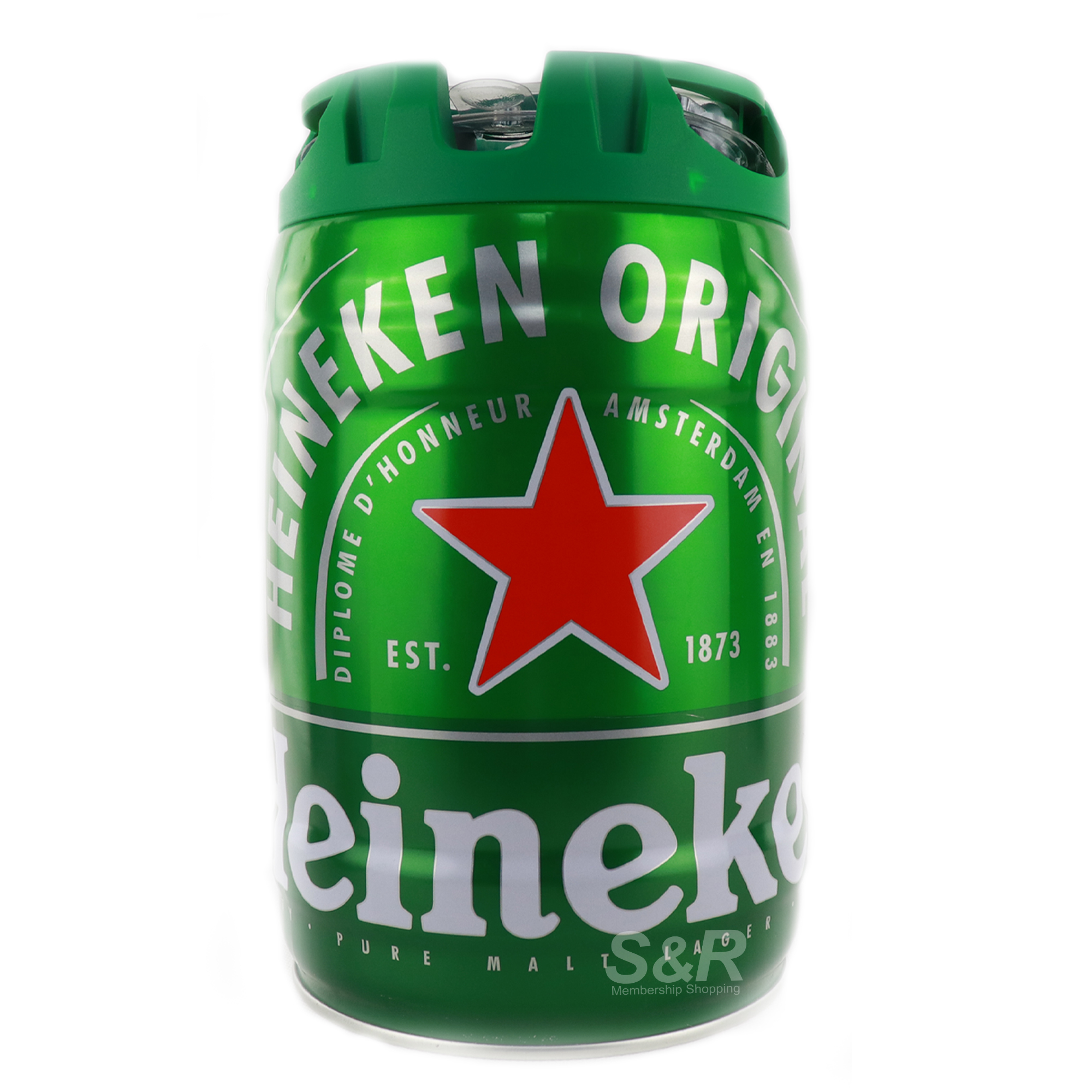 Heineken Original Premium Lager Beer Keg 5L Heineken Original Premium Lager Beer Keg 5L